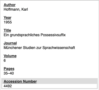 Journal Article details