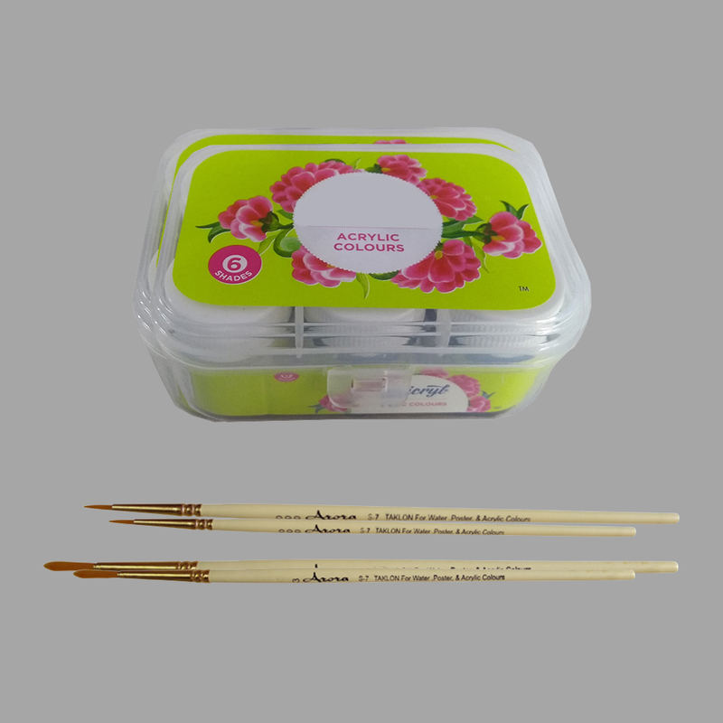 Pen Mandala on MDF Tray with Square Tea Coasters DIY Kit