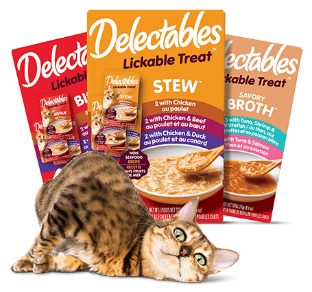 Get 3 Free Pouches of Delectables Lickable Cat Treats Get 3 Free Pouches of Delectables Lickable Cat Treats