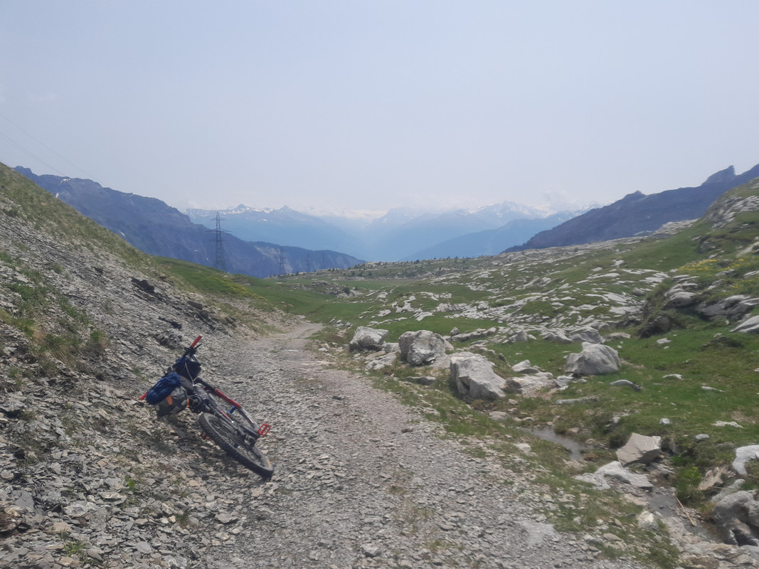 Looking towards the Valais Alps - Col de Sanetsch, Switzerland
