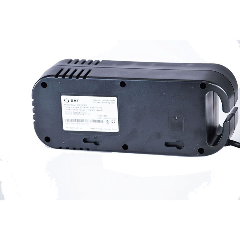 4524-2-REGULADOR SAT RG1208 1200VA 8 TOMAS