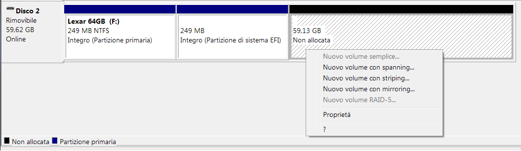 Nuova immagine bitmap