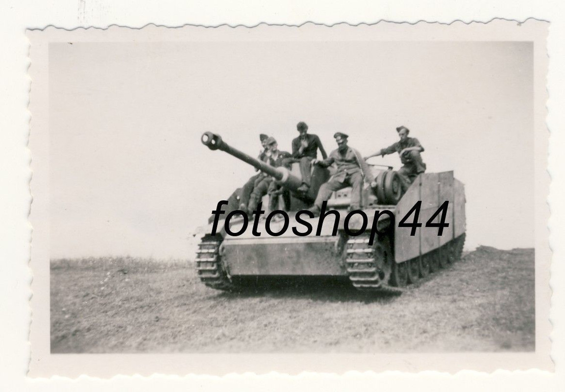 WH Panzer Sturmgeschütz Langrohr mit Seitenschür