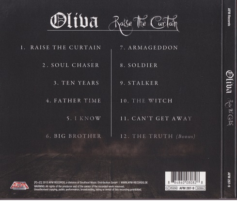 Oliva - Raise The Curtain (2013) Lossless Oliva - Raise The Curtain (2013) Lossless