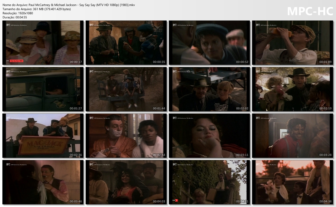 Paul McCartney & Michael Jackson - Say Say Say (MTV HD 1080p) [1983].ts