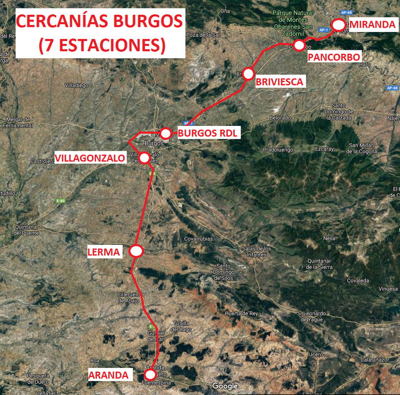 red cercanías burgos