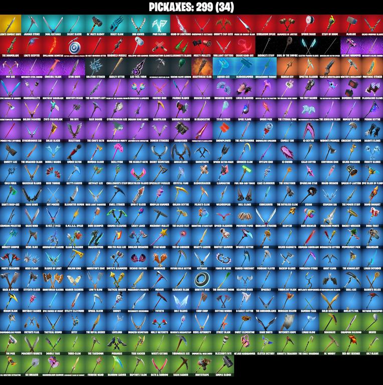 pickaxes comp