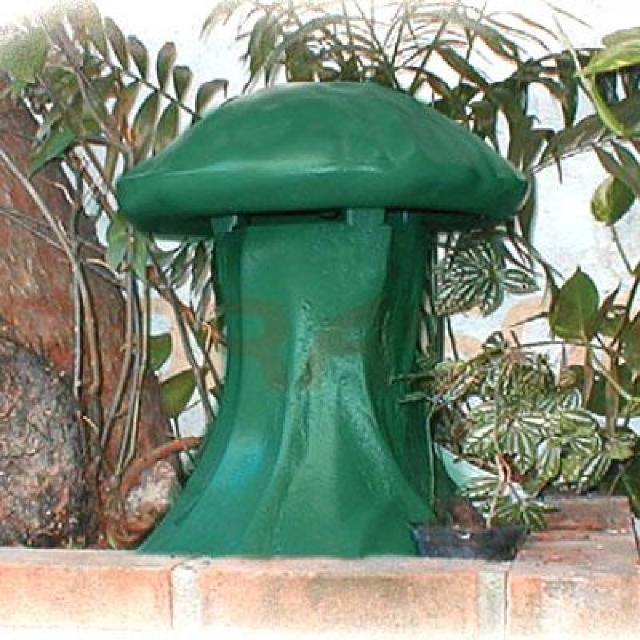 Caixa de Som Jardim Cogumelo forma 6 60W RMS Coaxial Z3222 CF-6 -