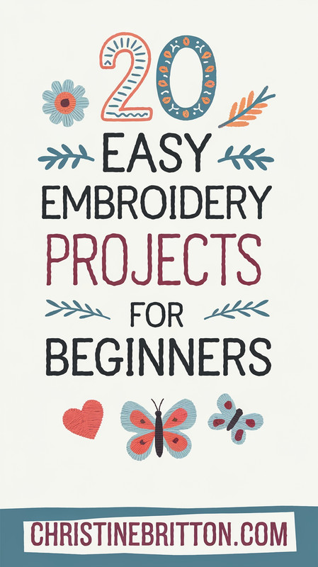 20 easy embroidery projects for beginners 02