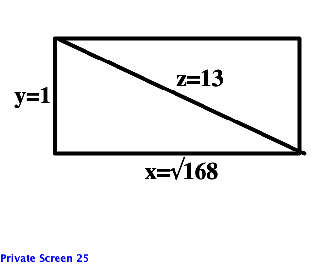 rectangle with x y and z_2