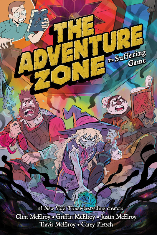 colorful comic cover featuring dnd characters, art by Carey Pietsch.
