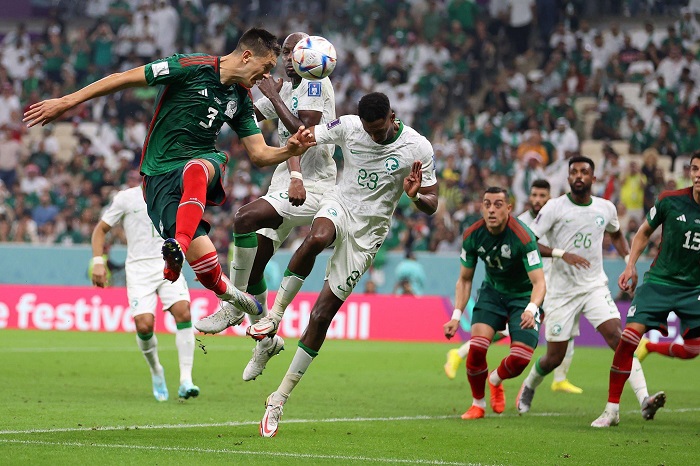 Mexico vs Saudi Arabia, 09h15 ngày 29/06