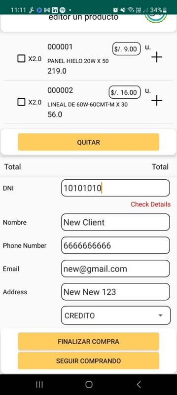 App de Ventas Rápidas