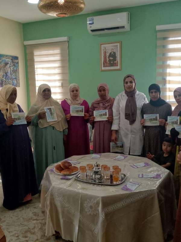 الحملات التحسيسية الاعتيادية بدار الأمومة سيدي بطاش