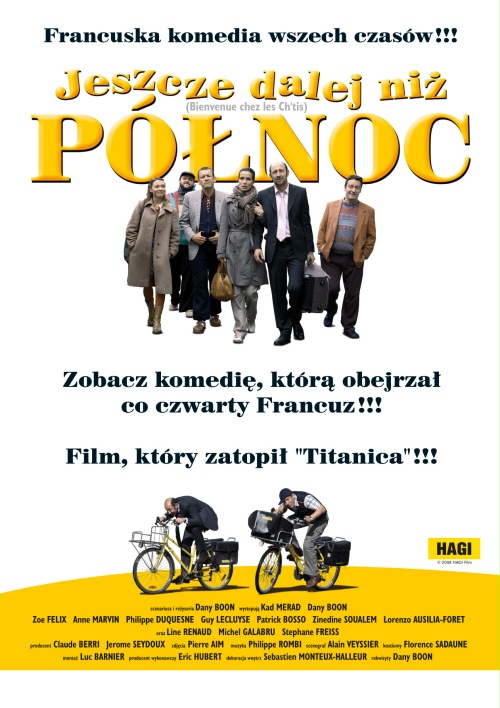 Jeszcze dalej niż Północ - Bienvenue chez les Ch'tis (2008) PL.1080p.WEB-DL.H264-FT / Lektor PL