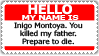 hello my name is
