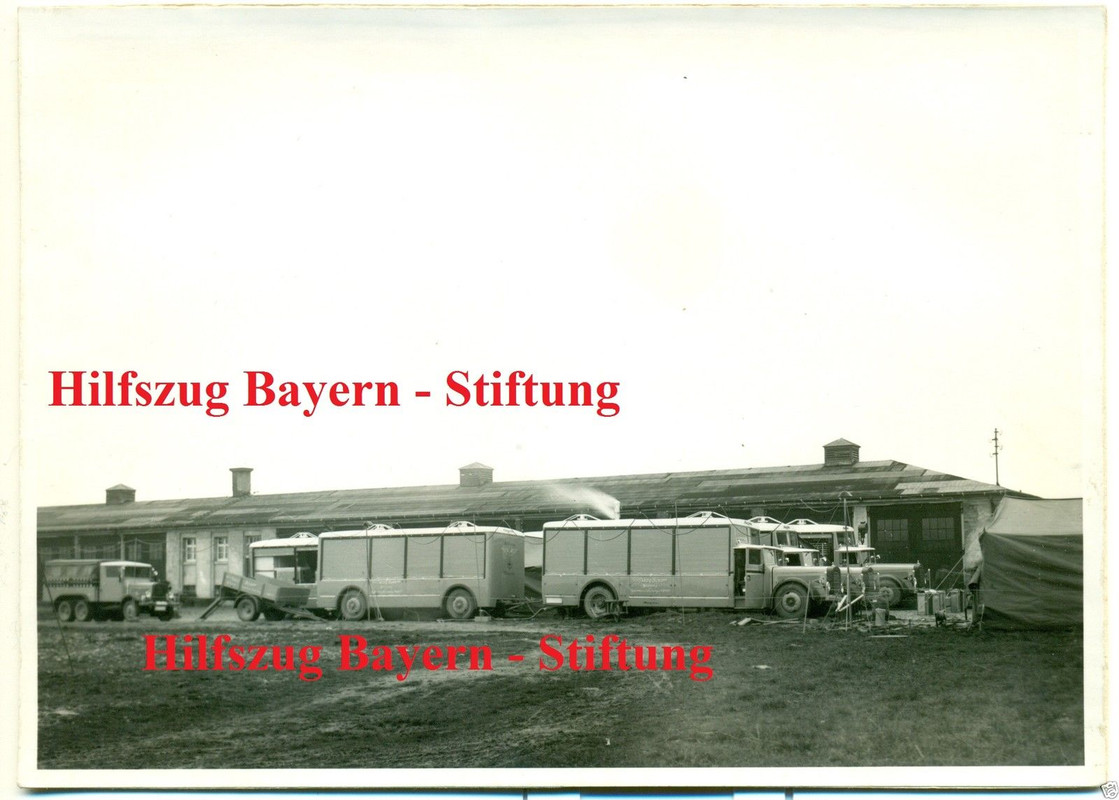 HILFSZUG BAYERN - FAHRZEUG  MAGIRUS  ANHÄNGER  L