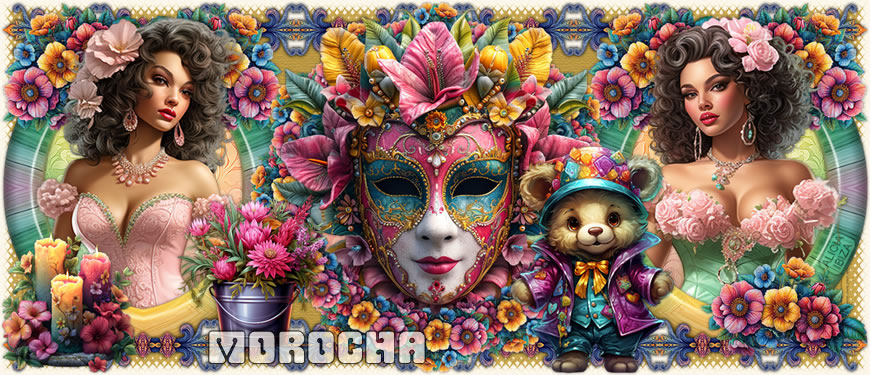 Carnival Mask morocha