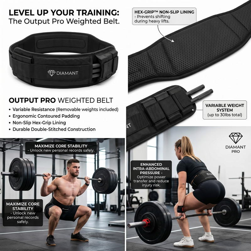 Ceinture de lest Diamand Cuir