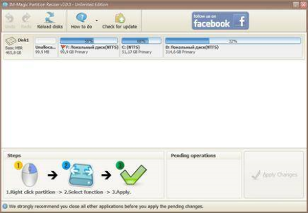 IM Magic Partition Resizer 4.0 Unlimited Edition Portable