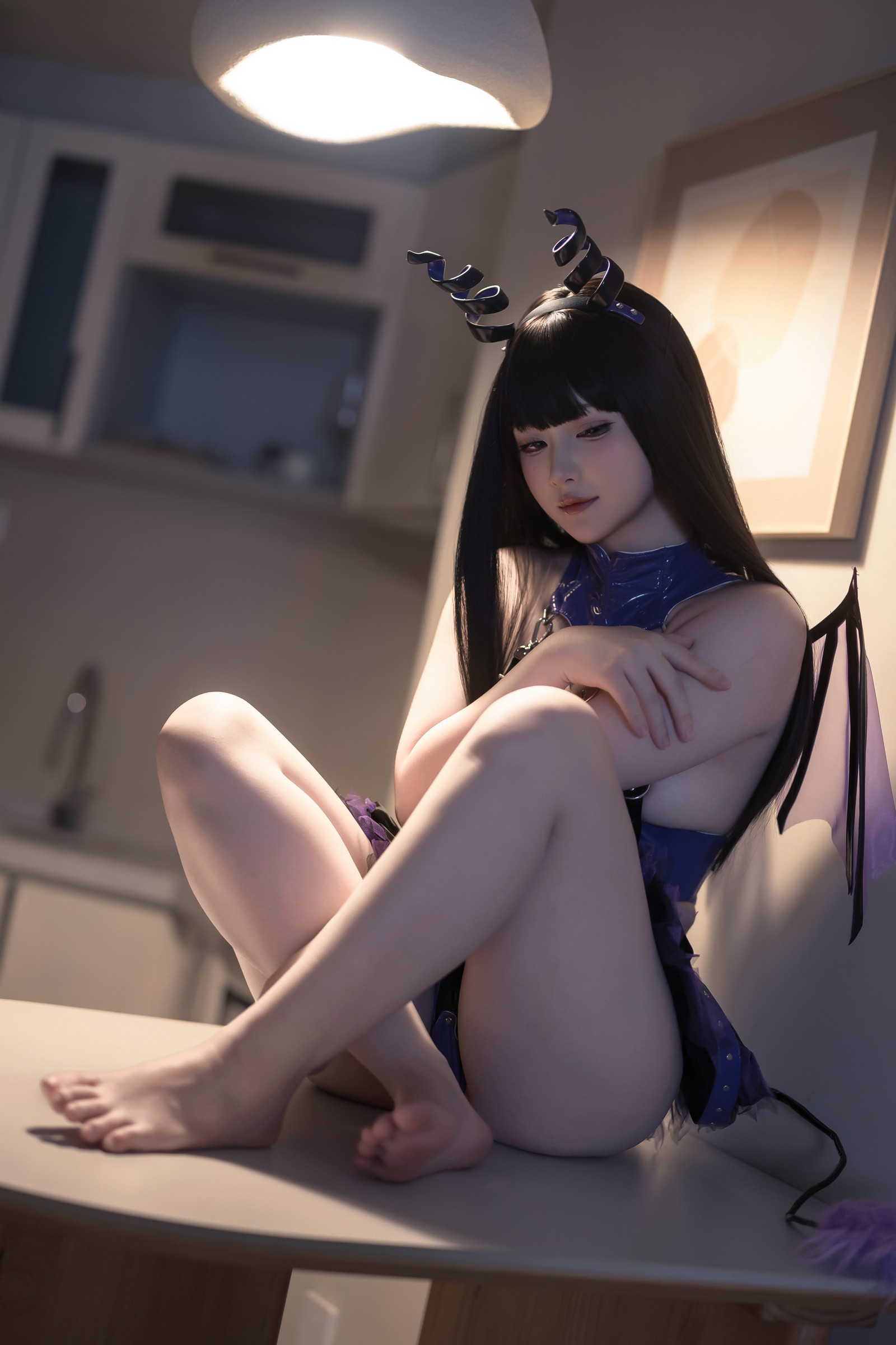 屿鱼 Yuyu 凋零月影 原创主题 写真图集（29P｜158MB）插图6