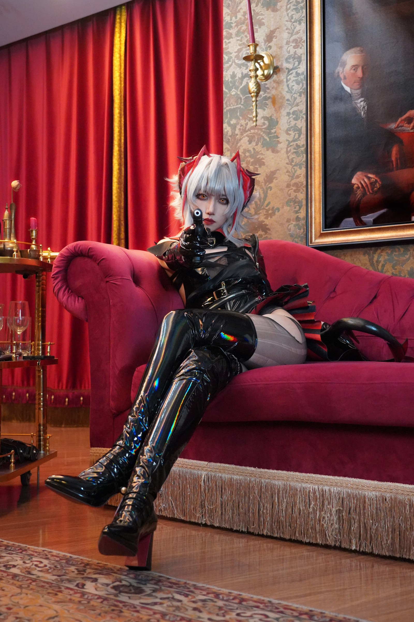 绞肉姬 明日方舟 W《愚夜密函》Cosplay 写真合集（60P｜311MB）插图5