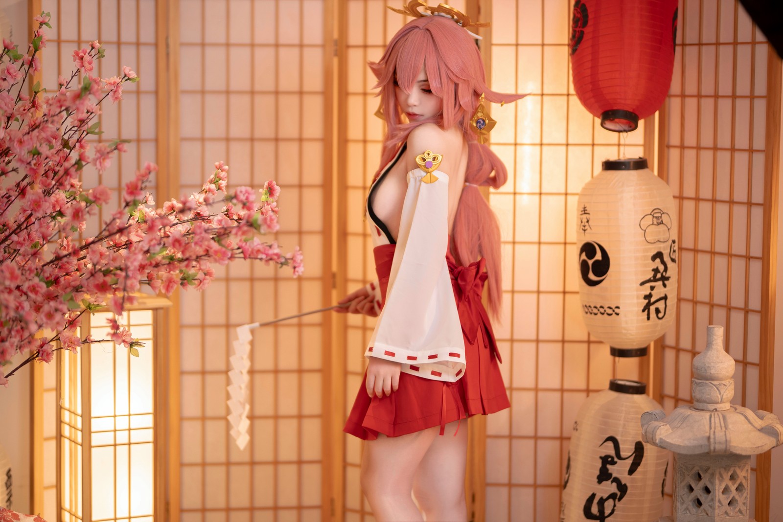 Bangni邦尼 – 八重神子 Cosplay 高清写真集（99P-782MB）原神主题插图6