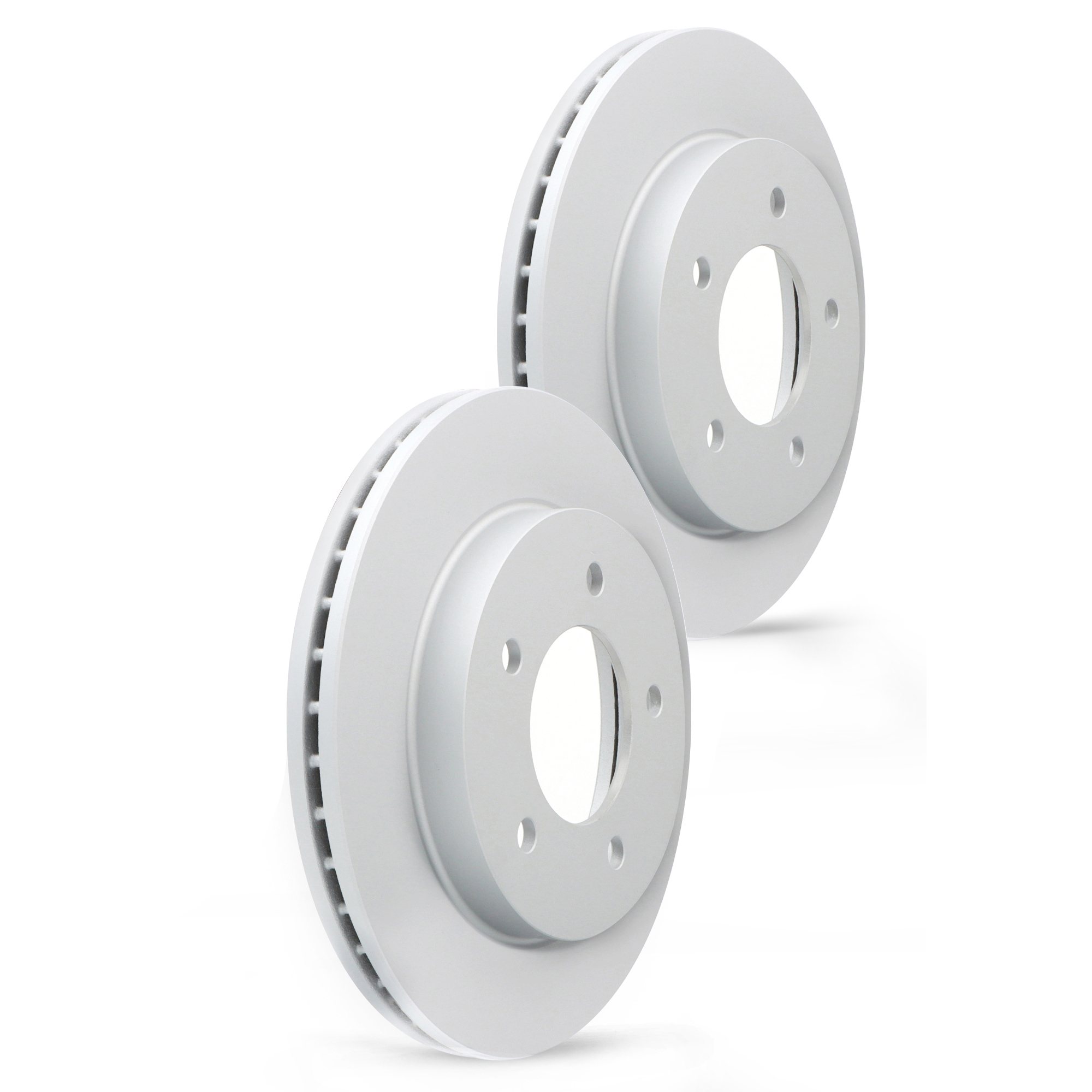 New 2PCS Front Coated Vented Disc Brake Rotor Fits Ford F-150 - Picture 2 of 3