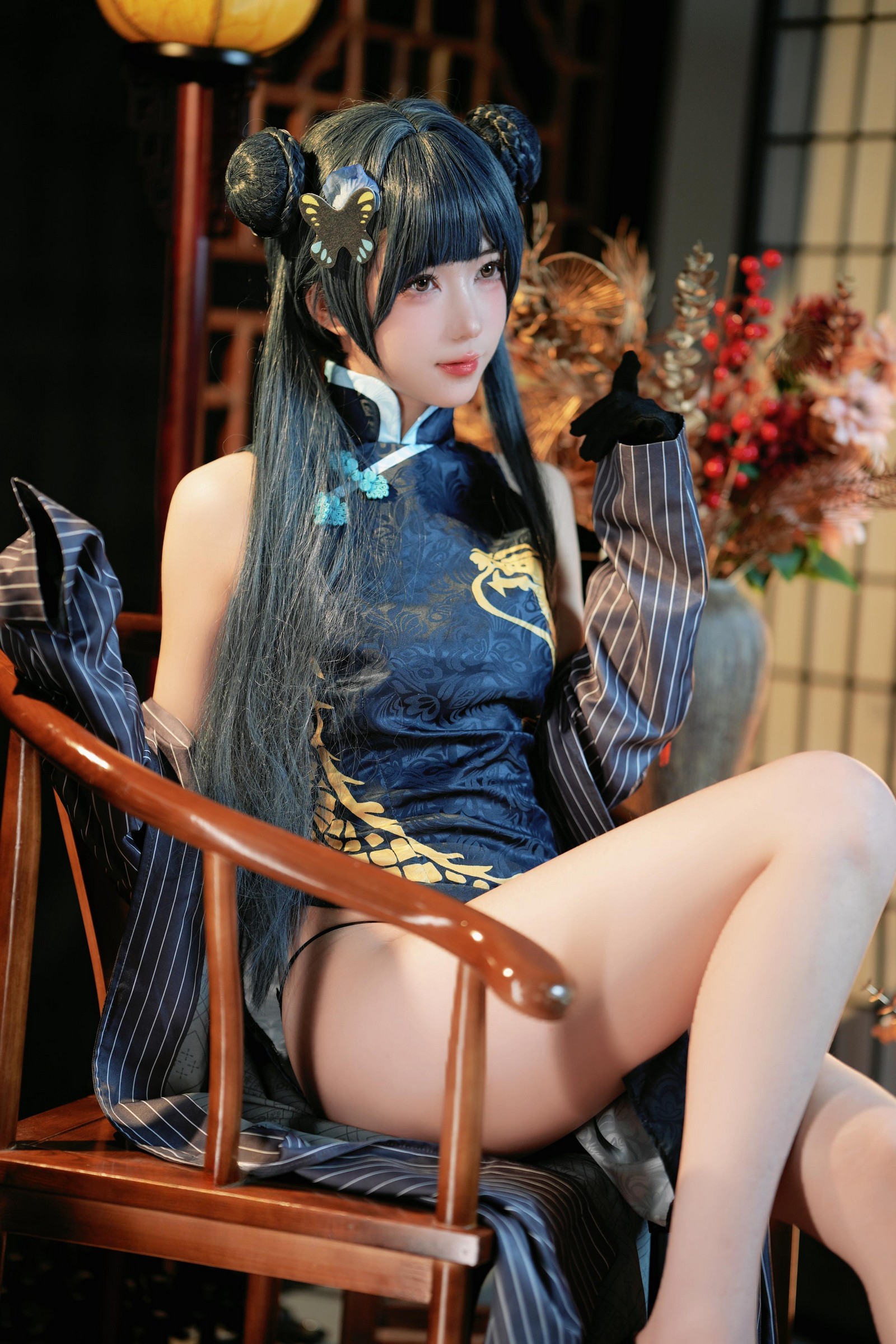 宮本桜 蔚蓝档案 龙华妃咲 Cosplay 写真｜人气角色 高清图集（42P｜124MB）插图6