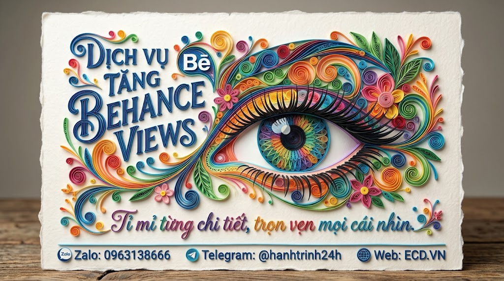 dịch vụ tăng behance views bền vững behance freelancer