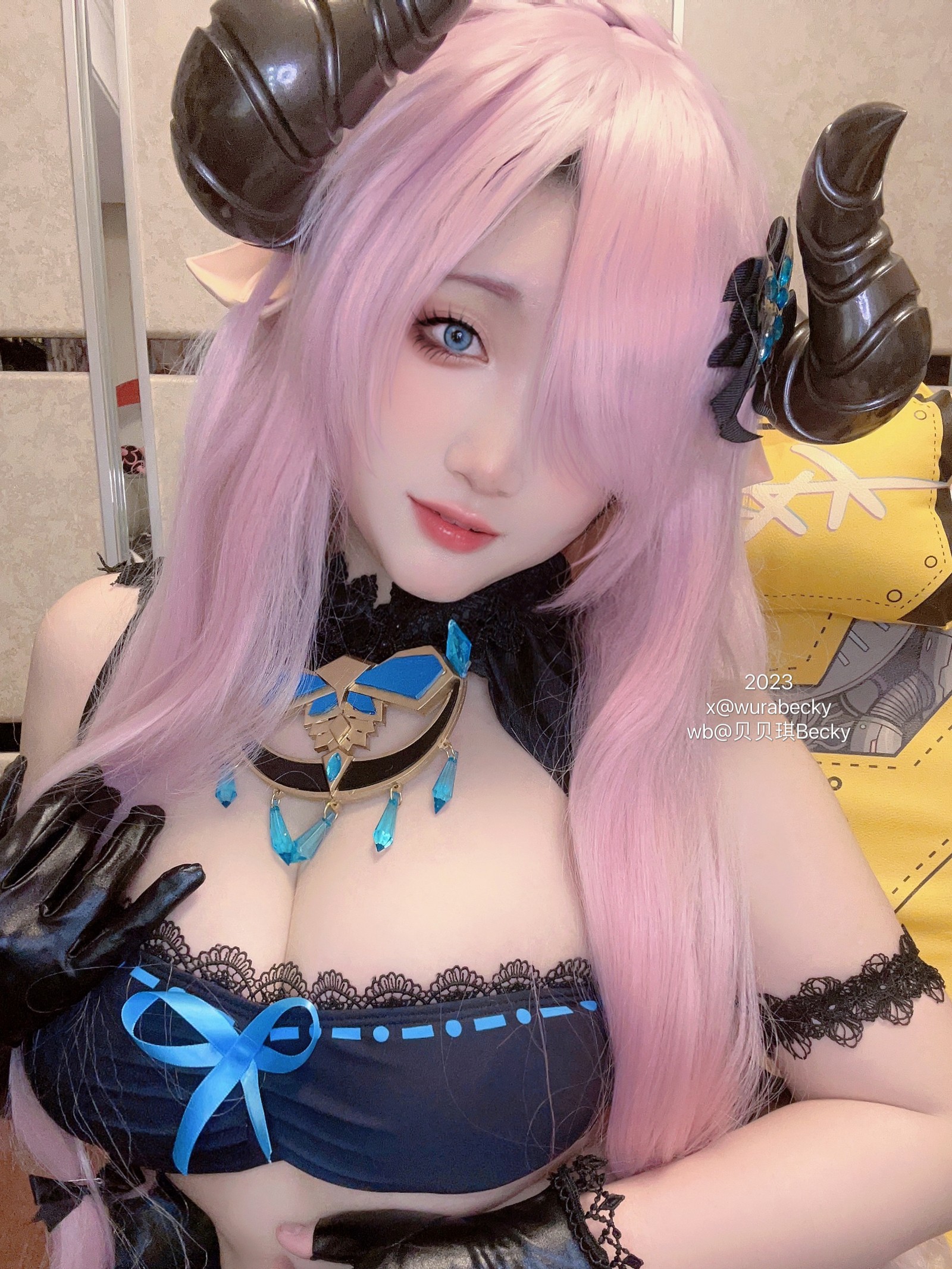 贝贝琪 Becky 娜露梅亚 Cosplay 写真集｜角色高清图集（24P｜181MB）插图2