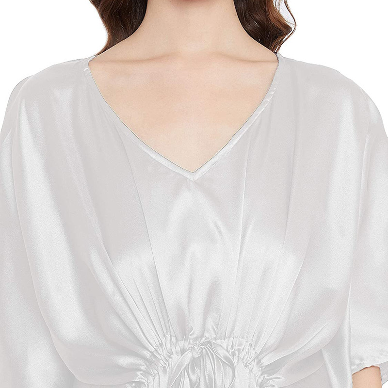 Women Satin Silk Nightdress Lingerie Sleepwear Nightgown Maxi Robe Loungewear - Picture 120 of 125