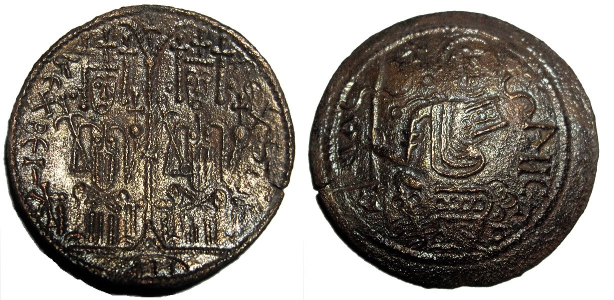 Reino de Hungría. Follis (Rezpenz) de Bela III (1172-1196). Rezpenz-bela-iii