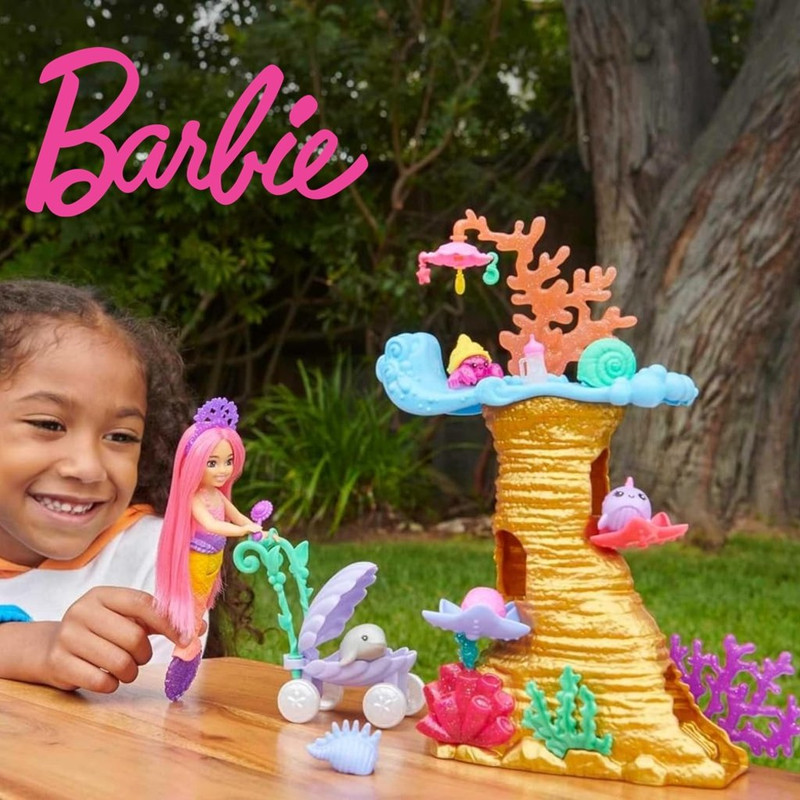 Barbie Playset Arrecife de Aquaria, HHG58, Multicolor