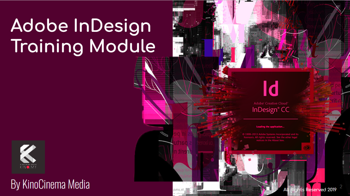Adobe InDesign and Illustrator Training