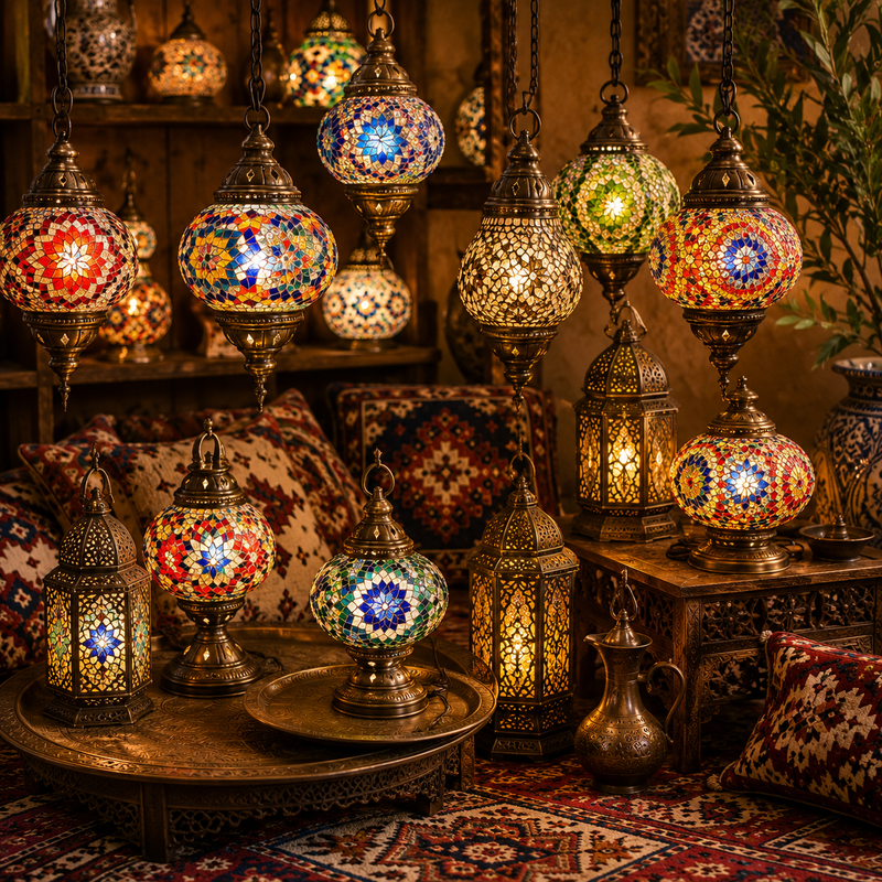 Mosaic Lamps