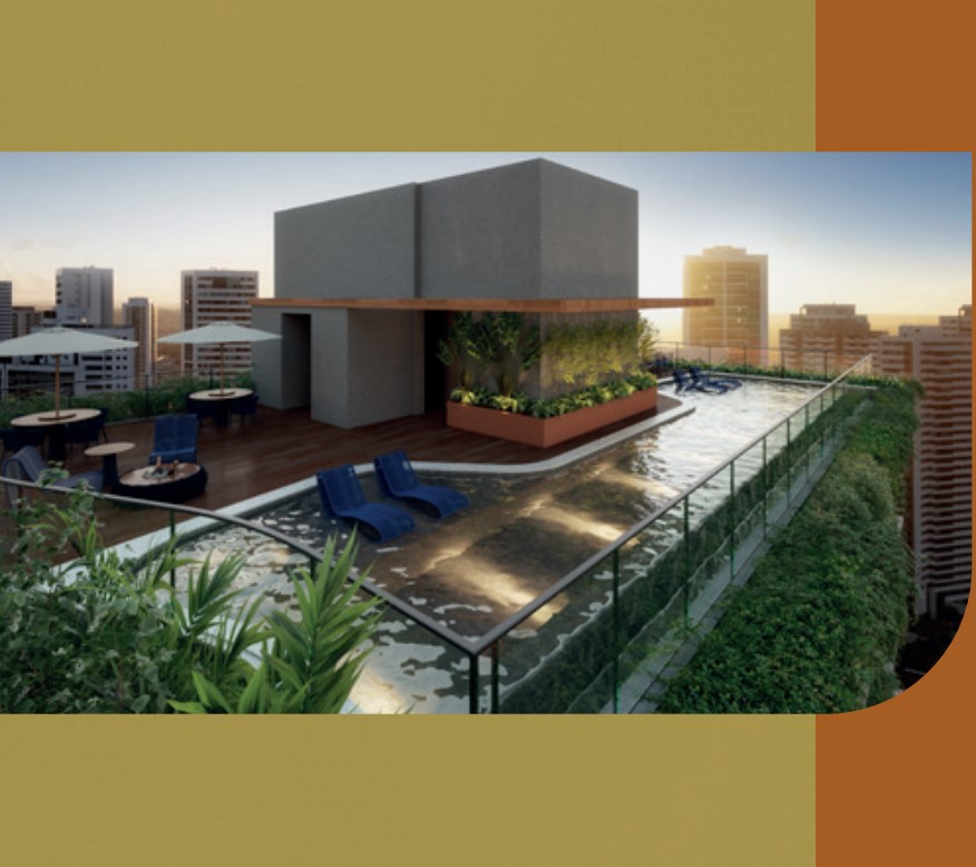 Rooftop com jardim Takeda Design