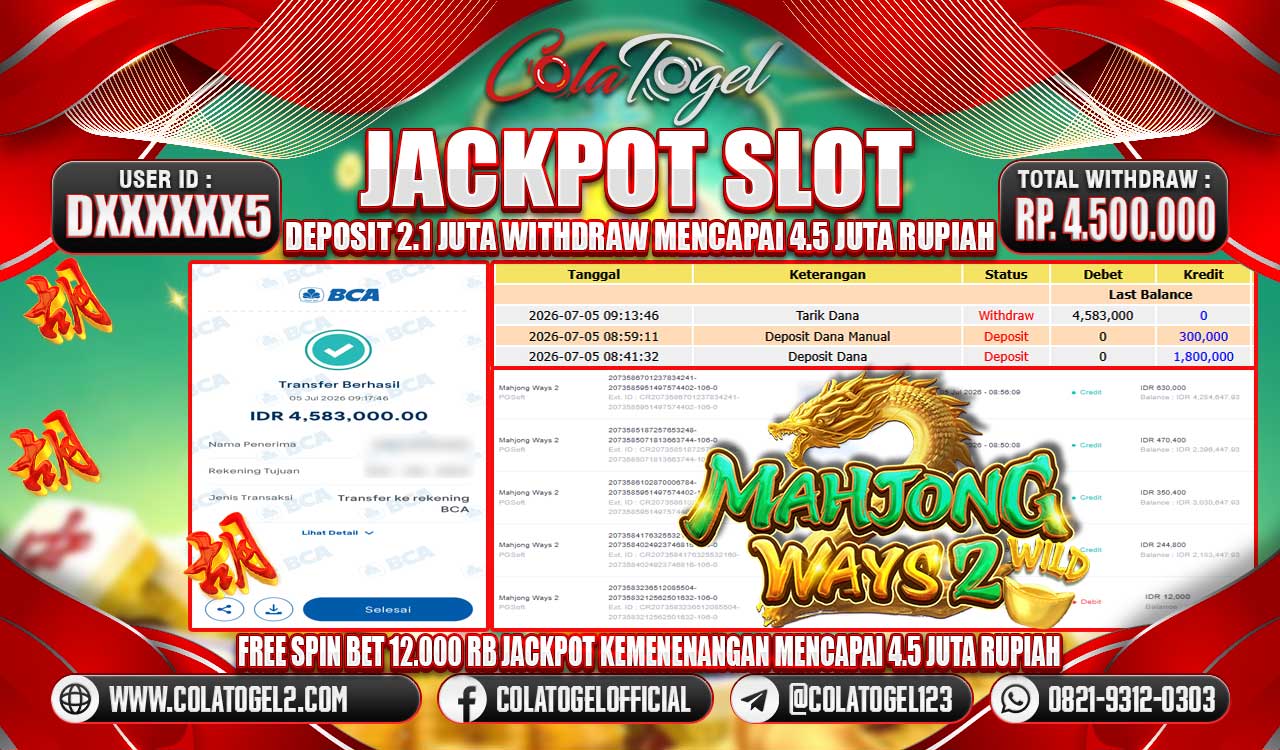 JACKPOT SLOT GACORR!!