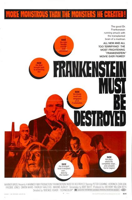 Frankenstein Must Be Destroyed (1969)