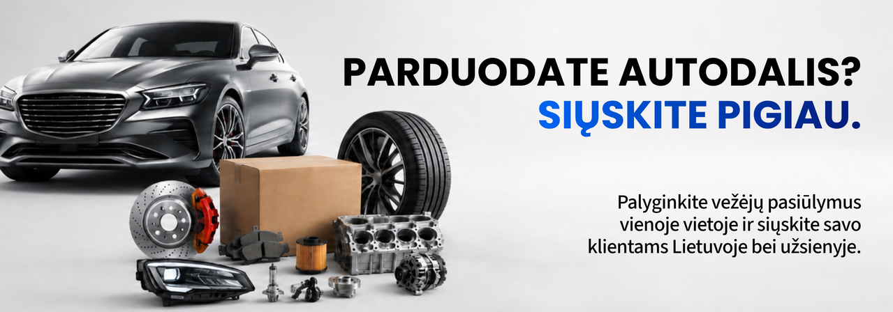 Siųsk pigiau – pasiūlymas autodalių ir auto prekių pardavėjams