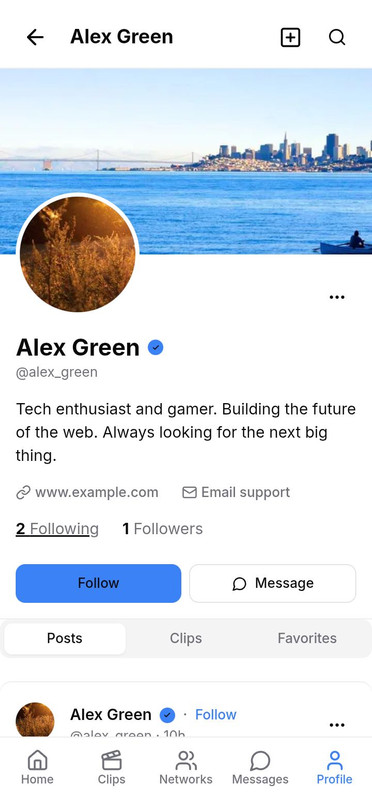 App screenshot for Creator monetization