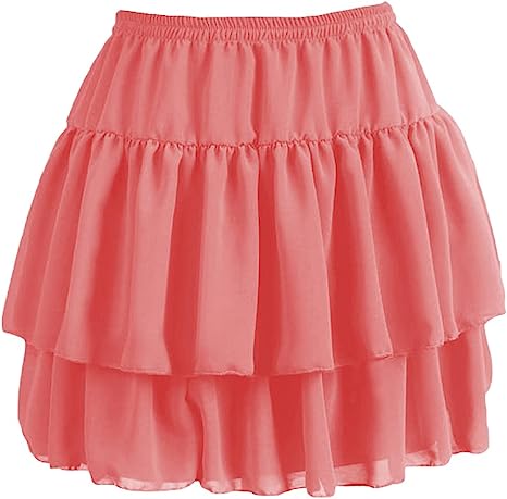 Women's Flared Short Skirts Basic Versatile Pleated Mini Skater Elastic Skirts - Picture 34 of 47