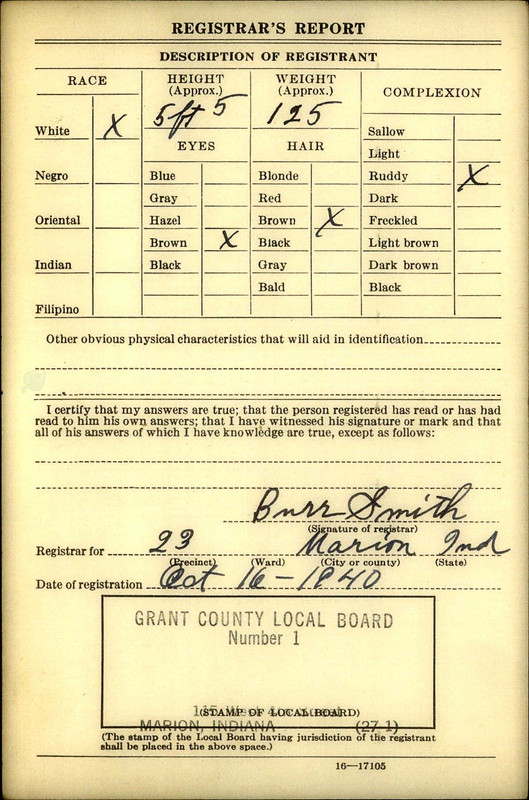 Draft Card Back