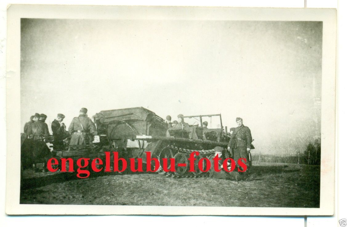 FOTO - FAHRZEUG - SdKfz - Kettenfahrzeug - Anhän