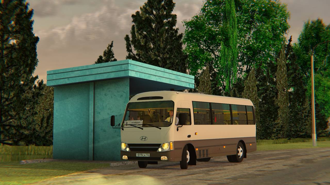 Hundai County Kuzbass на карте Суздаль