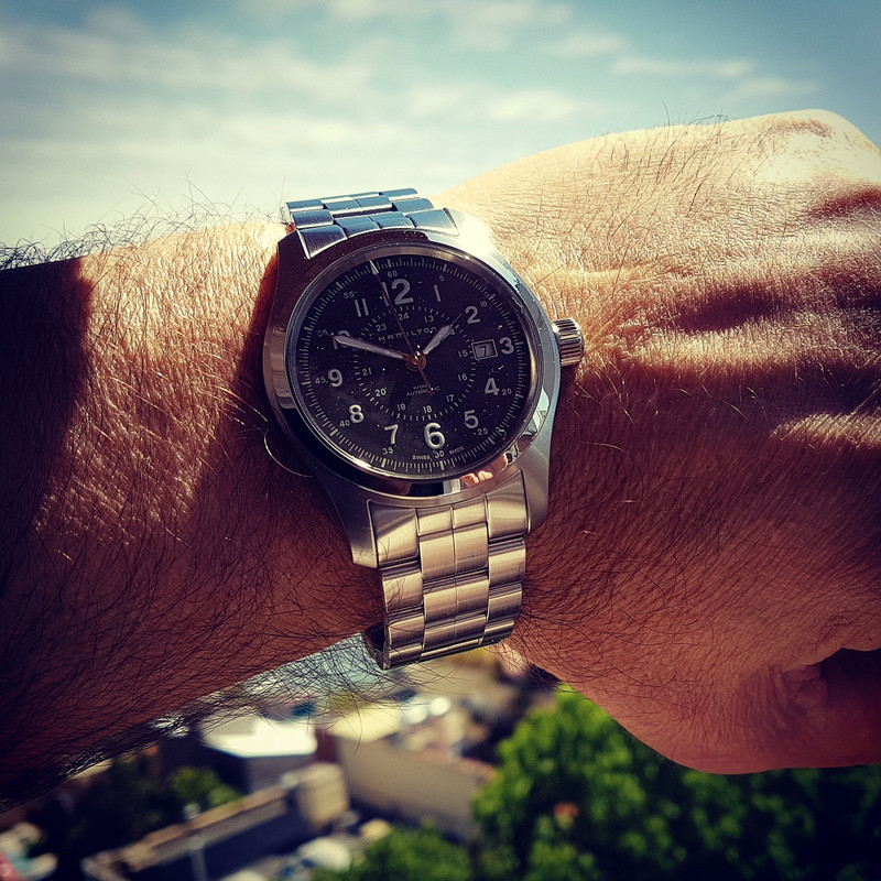 Hamilton Khaki Field Auto 42mm 100M Green Dial Cal. H10 Ref. H70605163