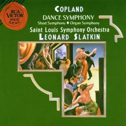 Copland Organ symphony Slatkin SLSO