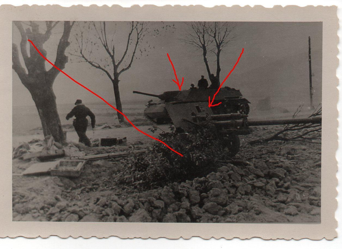 Orig Foto Deutsche Panzerjäger Jagdpanzer Zestoe