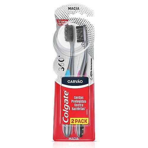 Amazon: Colgate 360 Cepillo de Dientes con Cerdas Suaves y Finas para una Limpieza 2 veces más Profunda, Pack 2 piezas.