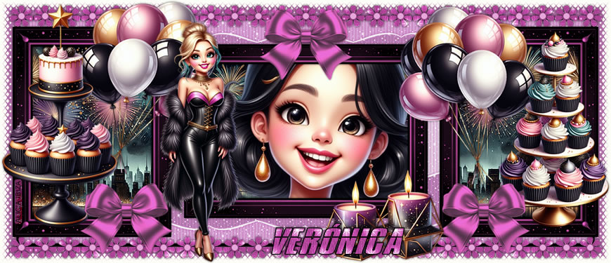 Celebrating New Year veronica